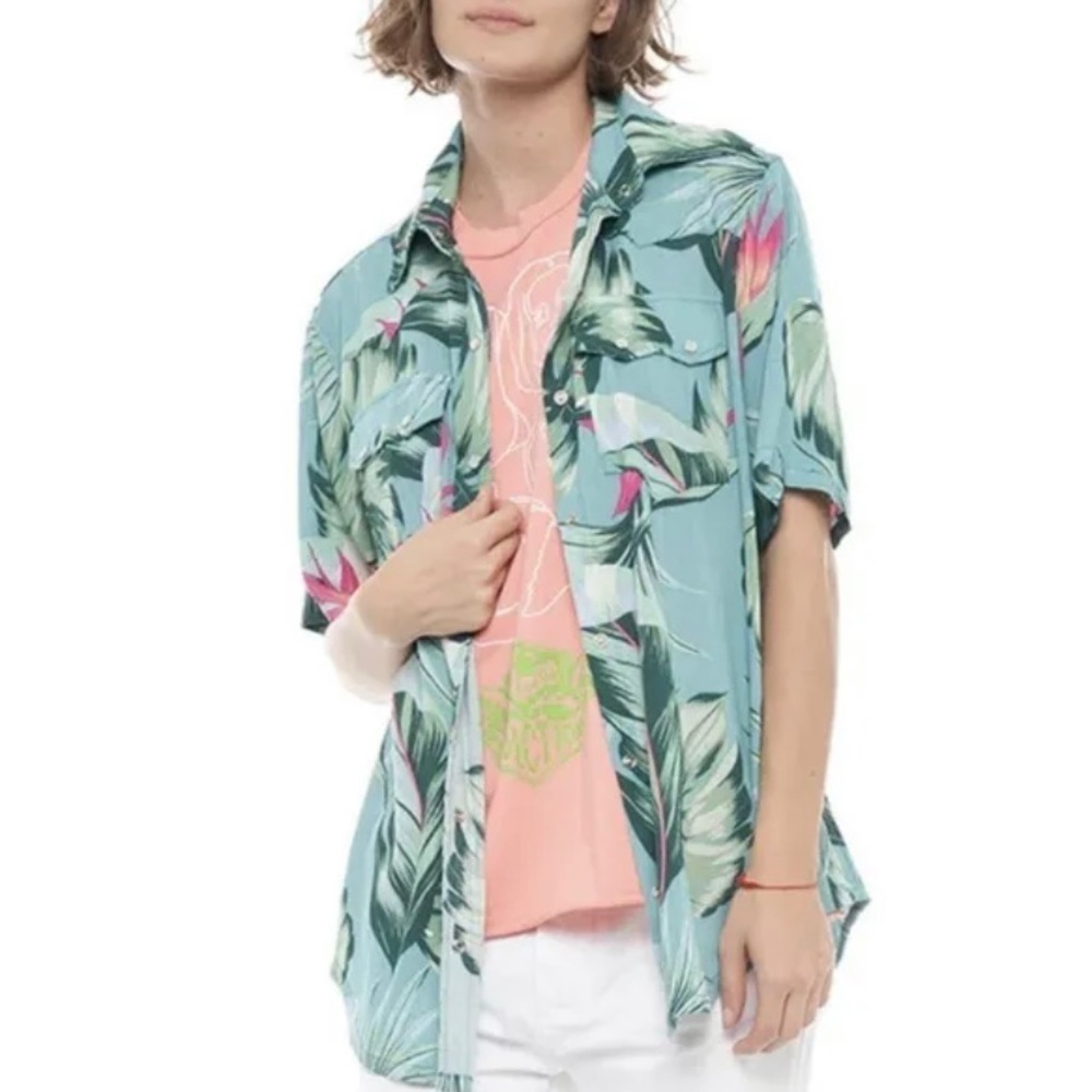 Sandrine Rose x Free People Hawaiian Shirt